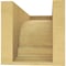 Ekena Millwork 8"W x 16"D x 8"H Wide Warren Rough Cedar Woodgrain TimberThane Corbel, Primed Tan CORUR08X16X08WARRCPR - alternate 4